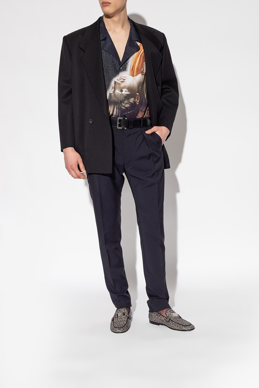 Dolce & Gabbana Loafers with monogram | Men's Shoes | Vitkac